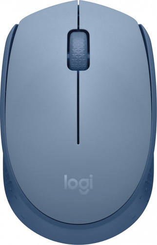 Mouse Logitech Inalambrico M170 Optico Usb 1000dpi Azul Gris