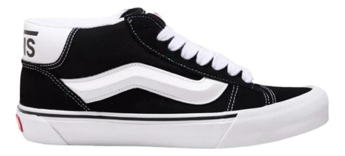 Tênis Vans Knu Skool Botinha Mid Black White