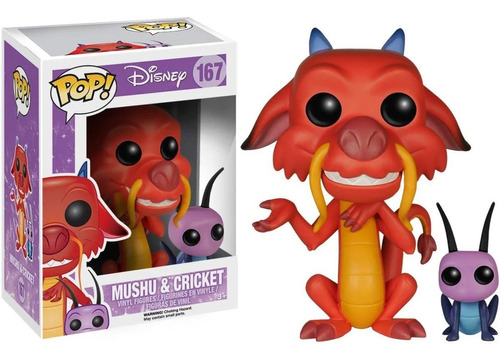 Pop! Disney Mulan: Mushu & Cricket