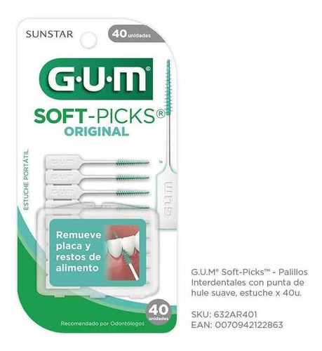 Pack X 6 Unid. Palillos Interdentales  632me Soft- G Pro