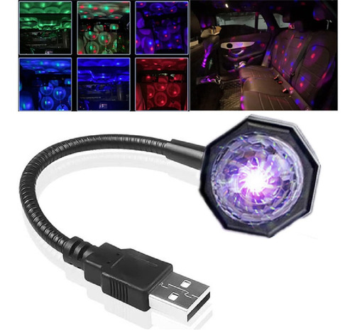 Lámparas Luz Nocturna Usb Con Estrellas, 3 Colores - 9  Lng