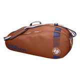 Raqueteira Roland Garros Team 3 Pack Wilson Cor Marron