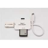 Usb 3.1 Type-c Usb-c Otg Leitor De Cartões+hub