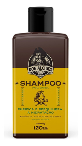 Shampoo Para Barba Don Alcides - Lemon Bone 120g