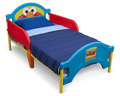 Cama Camita Infantil Elmo Plza Sesamo