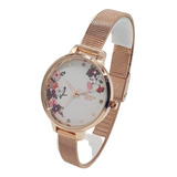 Reloj Knock Out Mujer Malla Tejida Acero Rose ,dorado ,negro Promo Hot Price!!