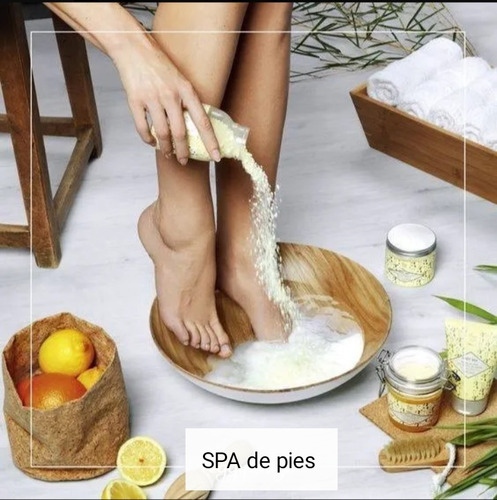 Sal Para Baño De Pies Spa Menta/limón Con Bicarbonato  X2 K