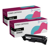 Pack De 2 Toner Alternativo 17a 217a Cf217a   M102w M130fw