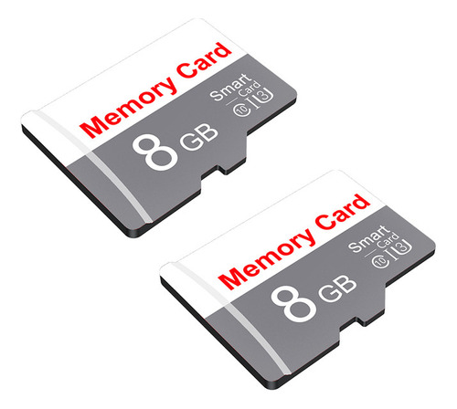 Tarjeta De Memoria Micro Sd U3 V10, 80 Mb/s, Blanco Y Gris,