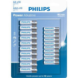 Pilha Alcalina Philips Cartela C/20 Pilhas 10aa E 10aaa