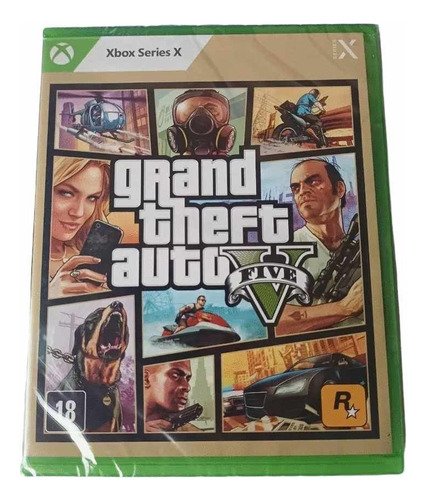 Grand Theft Auto Gta V Xbox Series X Mídia Física