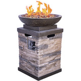 Chimenea Fogata Columna De Fuego Troy