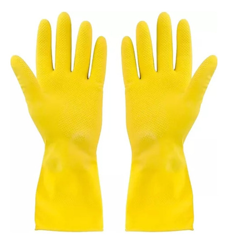 Guantes Múltiple Usos Latex Natural Limpieza Cocina Talle L