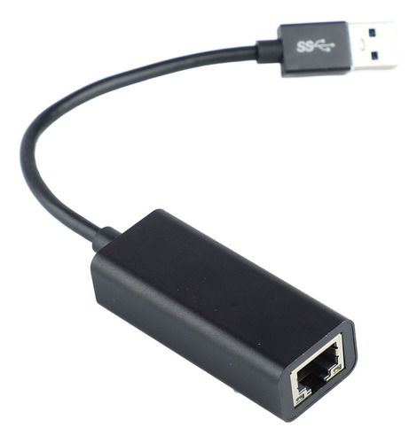 Adaptador Usb 3,0 A Rj45 Ethernet 1000 Mbps Negro