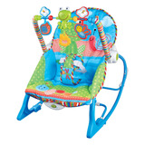 Cadeira Descanso Musical Funtime Maxi Baby Até 18kg - Azul