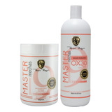 Combo Po Descolorante + Ox 30 Master Mechas Robson Peluquero