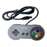Controle Super Nintendo Usb Para Games Joystick Kp-3124
