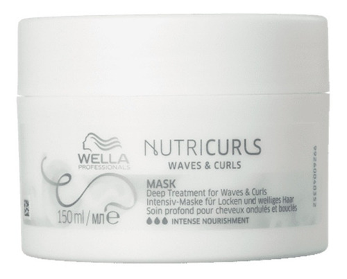 Máscara Wella De Nutrição Nutricurls 150ml