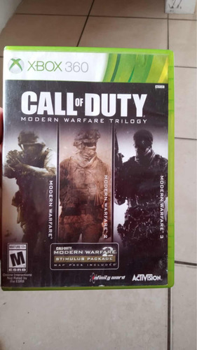 Jogo De Xbox 360 Call Of Duty- Modern Warfare 1, 2 E 3