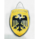 Emblema Blasón Cofre Vw Sedan Deutschland Amarillo Vocho