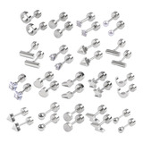 (s) Set De Pendientes De Acero Inoxidable Para Mujeres Y Hom