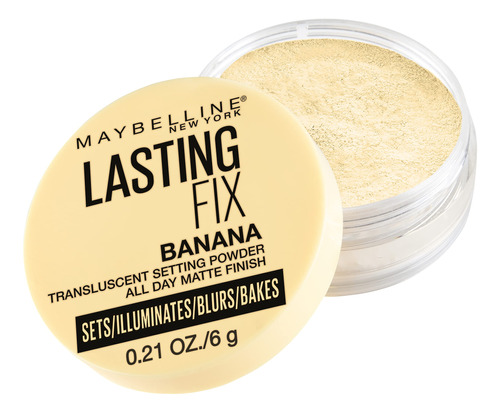 Polvo Facial Fijador Maybelline Banana Powder Shade 10, 1 Un