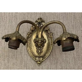 Lampara De Pared Bronce Antigua Vintage Diseño Mujer