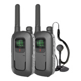 Kit 2 Handy Baofeng Radio Walkie Talkie Bft12 16ch Uhf Lcd