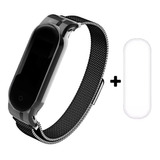 Pulseira Metal Para Xiaomi Mi Band 6 Aço Inox + Película