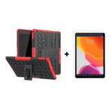 Funda Con Soporte + Templado Compatible Con iPad 7 / 8 10.2