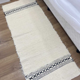 Passadeira Boho Delicate Preto 0,50x1,40