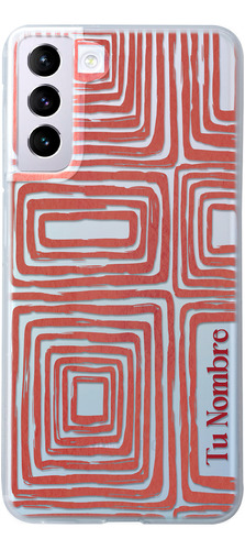 Funda Para Galaxy Para Mujer Abstracto Personalizada Nombre