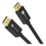 2 Cables Displayport 1.4 8k 60hz 4k 144hz Ivanky 2mts