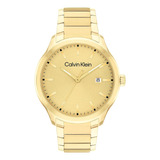 Reloj Calvin Klein Chapado En Oro Para Hombre - Elegancia De