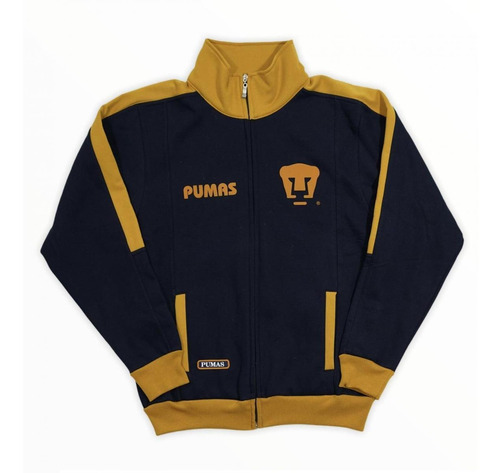 Sudadera Pumas Azul Dorado