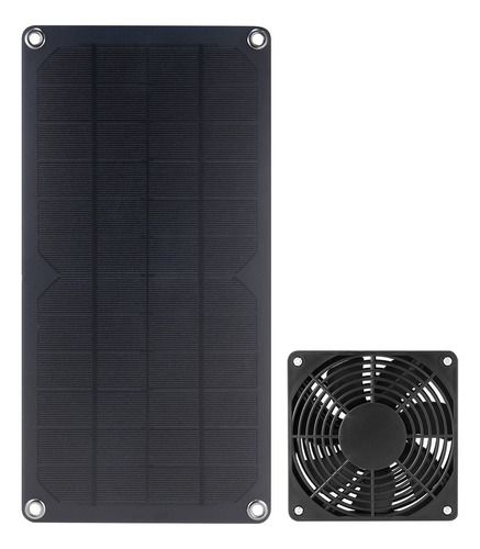 Mini Ventilador De Escape Portátil De 3 W Con Energía Solar