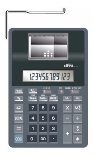 Calculadora De Escritorio Cifra Pr-1200 Con Papel