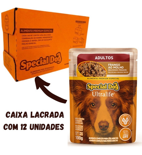 Sachê Special Dog Frango 100 Gr - Caixa Lacrada Com 12 Unid.