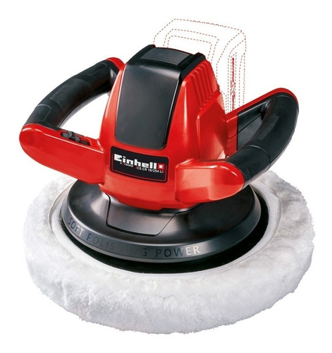 Pulidora Eléctrica Batería Einhell Ce-cb 18/254 Li Color Rojo 18v