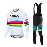 Bora Pro Team - Maillot De Ciclismo De Manga Larga Para Homb