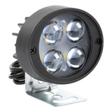 Faro De Led Auxiliar Moto 12v 10w 3000 Lux Led Lighting