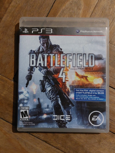 Ps3 Juego Battlefield 4 Con Caja Y Manual Sony Playstation 3