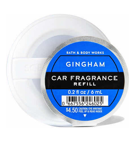 Gingham Refill Fragrance Car Bath Body Works