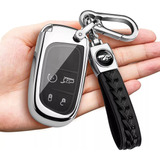 Gift Funda Protectora Para Dodge Charger Car Key (plata)