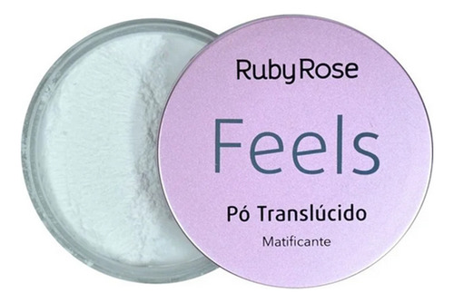 Pó Translúcido Matificante Feels Ruby Rose 7,5g