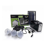 Kit Solar De Emergencia Camping Usb 3 Ampolletas