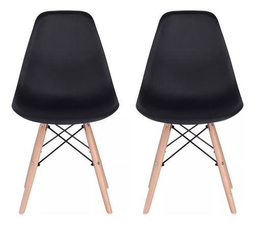 Set 2 Sillas Eames Modernas Minimalistas Colores Nova Home