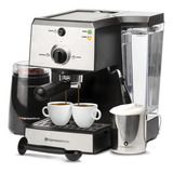 7 Pc All-in-one Espresso Machine & Cappuccino Maker Barist