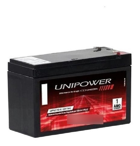 Bateria Nobreak Apc Be600 Br1200 Br1500 Sms Ts Shara Unipower 12v 7ah Garantia 1 Ano 
