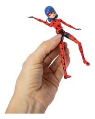 Figura De Acción Súper Articulada De Miraculous Ladybug Luck